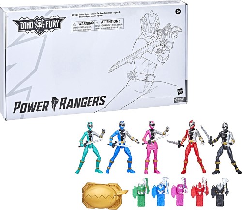 Power Rangers Dino Fury Set 5 muñecos F3308 - imagen adicional