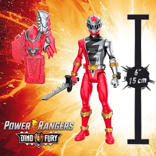 Power Rangers Dino Fury Set 5 muñecos F3308 - imagen adicional