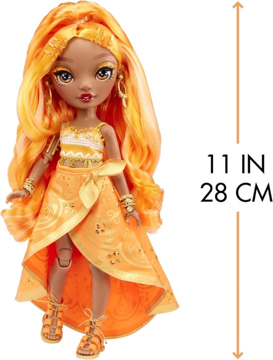 Rainbow High muñeca Meena Fleur [Oro azafrán] - imagen adicional