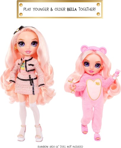 Rainbow High PJ Party muñeca Junior Bella - imagen adicional