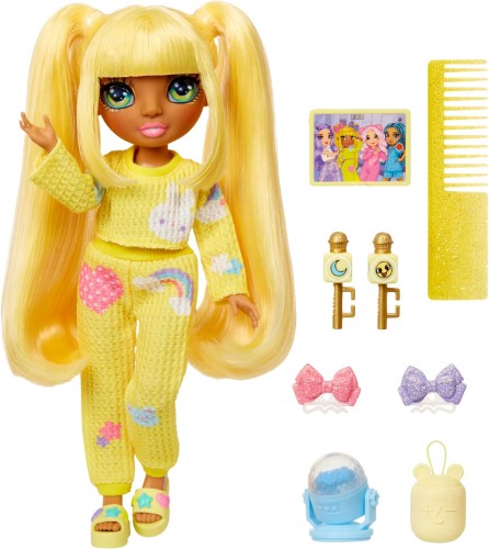 Rainbow High PJ Party muñeca Junior Sunny - imagen adicional