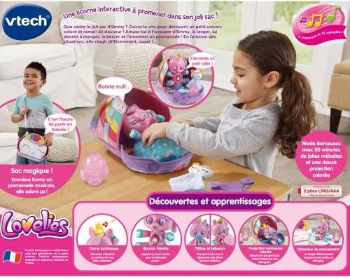 Vtech Lovelies Emmy mi bebé unicornio mágico - imagen adicional