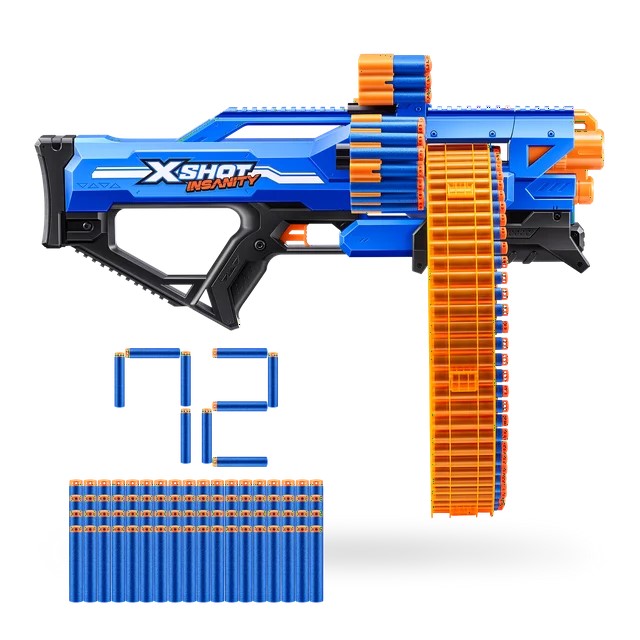 X-Shot Insanity Mad Mega Barrel Lanzador plástico - imagen adicional
