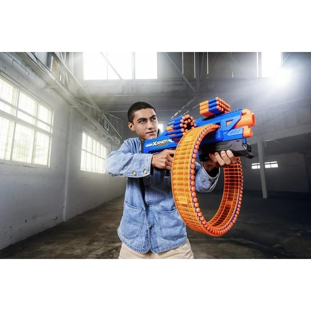 X-Shot Insanity Mad Mega Barrel Lanzador plástico - imagen adicional