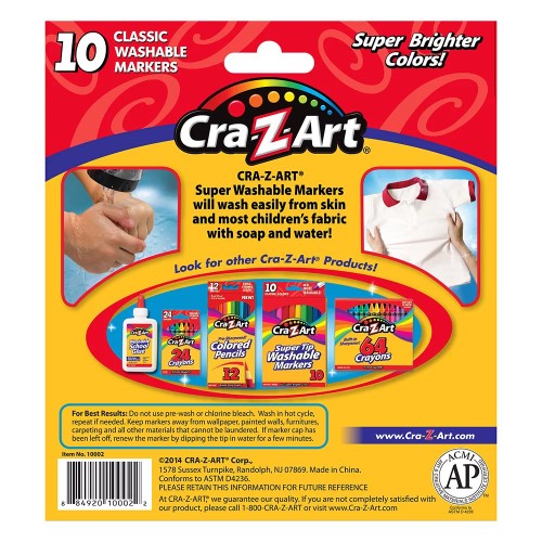 Cra-Z-Art 10 marcadores lavables - imagen adicional