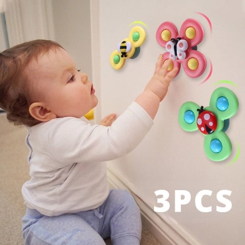 Set Fidget Spinner didáctico para bebés insectos - imagen adicional