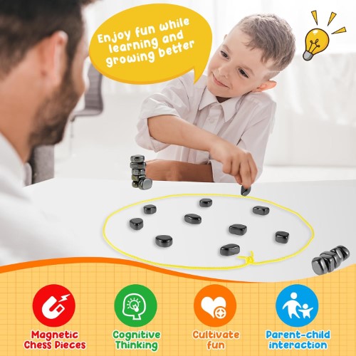 Ajedrez mágnetico juego de mesa imanes - imagen adicional