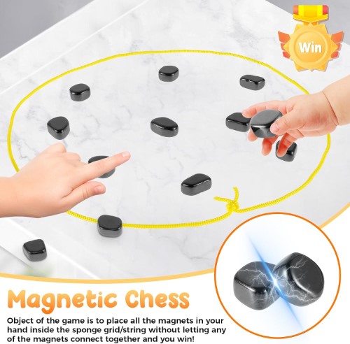 Ajedrez mágnetico juego de mesa imanes - imagen adicional