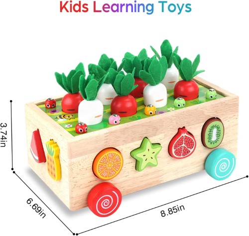 Juguete de madera Montessori huerto didáctico - imagen adicional