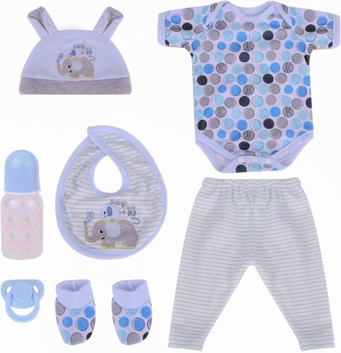Kaydora Bebé reborn que parece de verdad pijama elefante - imagen adicional