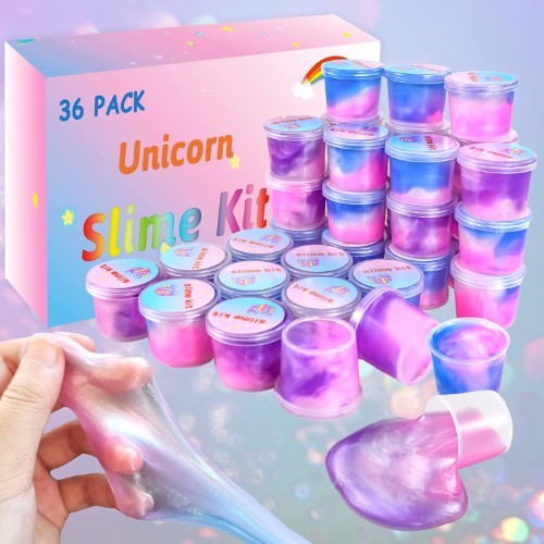 Kit de Slime de unicornio paquete de 36 unidades - imagen adicional