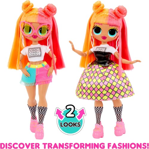 LOL O.M.G. 2 Estilos muñeca Neonlicious - imagen adicional