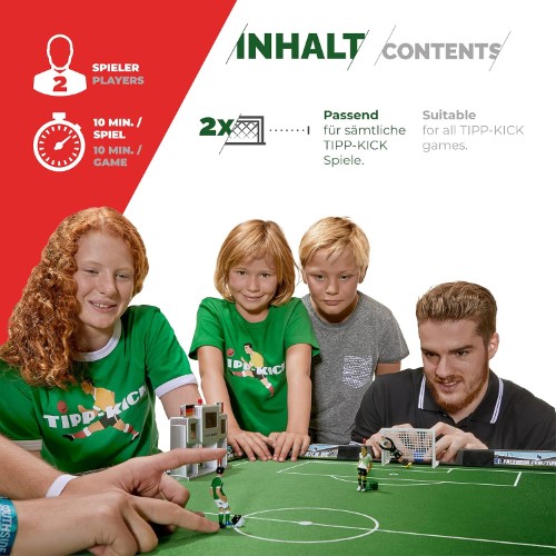 TIPP-KICK Portería y figuras jugar fútbol de mesa - imagen adicional