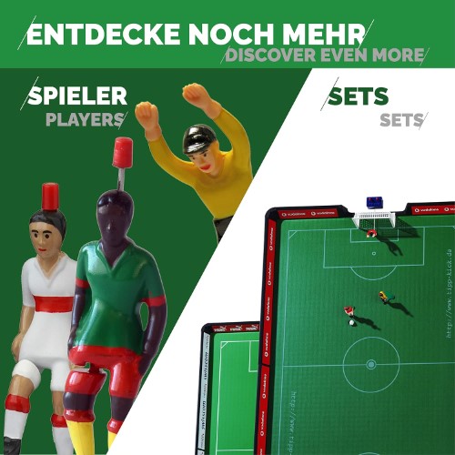 TIPP-KICK Portería y figuras jugar fútbol de mesa - imagen adicional