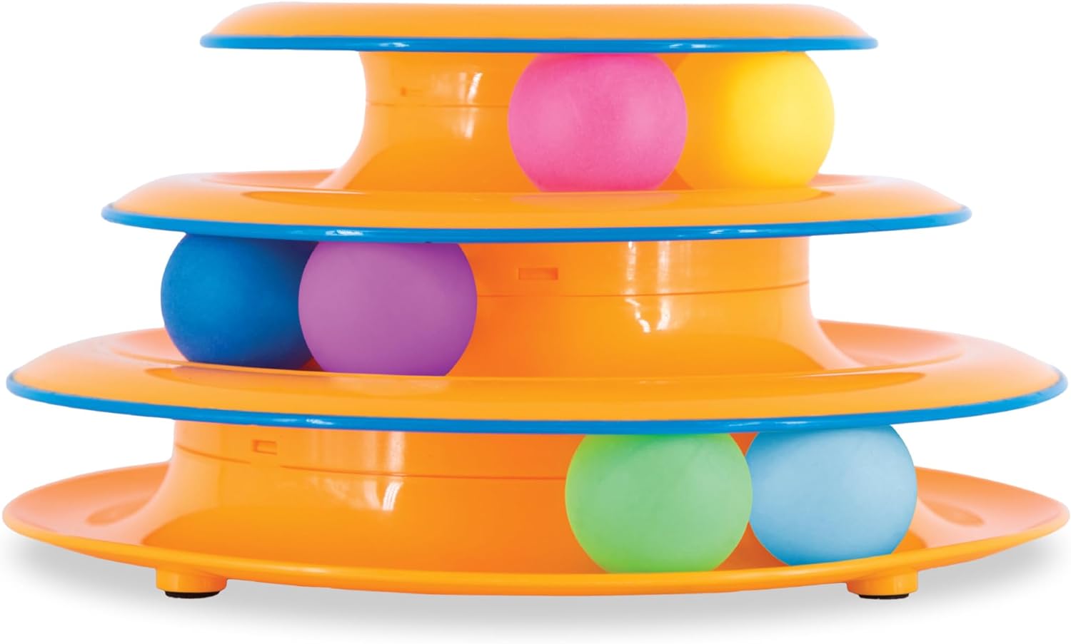 Juguete para gatos torre interactiva 3 niveles con bolas - imagen adicional