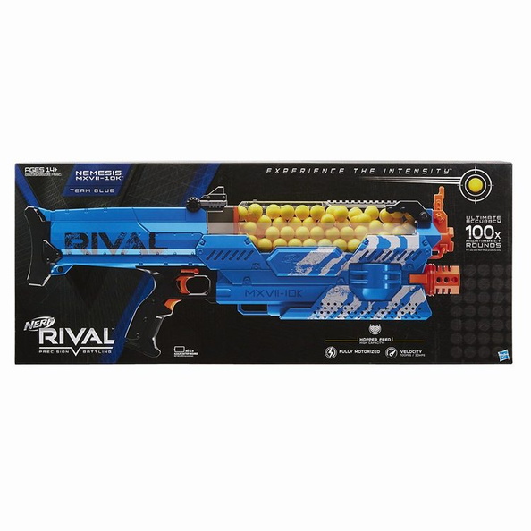 Nerf Rival Nemesis MXVII-10K azul - imagen adicional