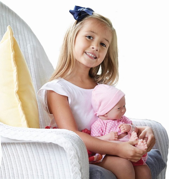 La Newborn muñeco bebé rosa - imagen adicional