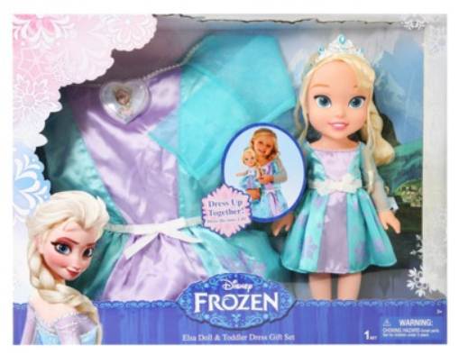 Frozen muñeca y vestido niña - imagen adicional