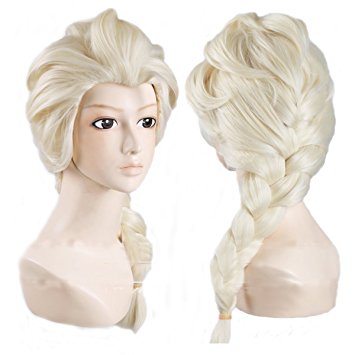 Frozen peluca cosplay Elsa