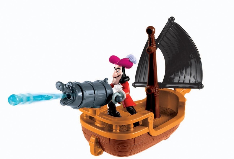 Jake y los Piratos Garfio barco cañonero - imagen adicional
