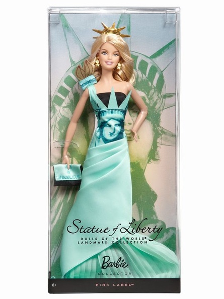 Barbie Statue of Liberty T3772 - vista alternativa