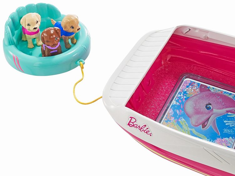 Barbie yate con perritos FDB82 - imagen adicional
