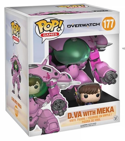Pop Overwatch D Va con Meka - imagen adicional