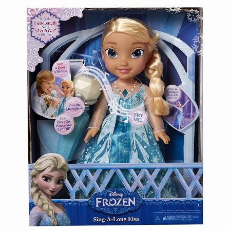 Frozen muñeca canta con Elsa - vista alternativa