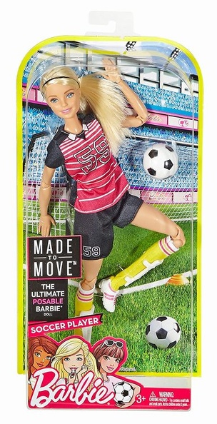 Barbie movimientos futbolista DVF69 - imagen adicional