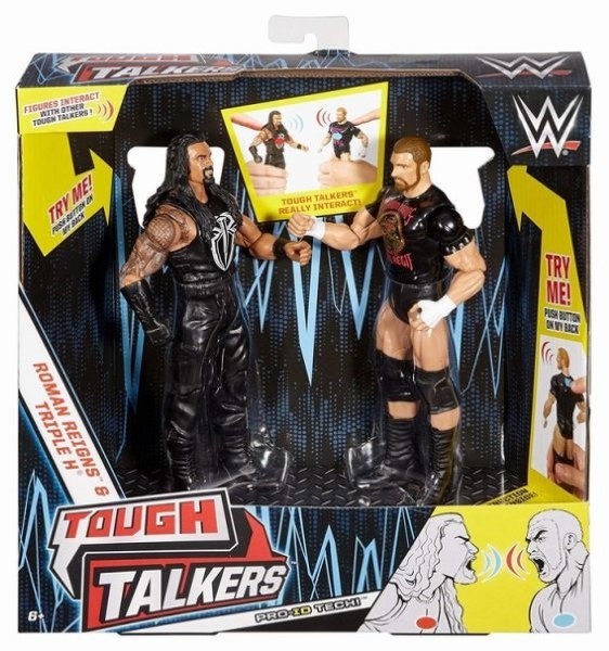 WWE Roman Reigns y Triple H Tough Talkers DXG97 - imagen adicional