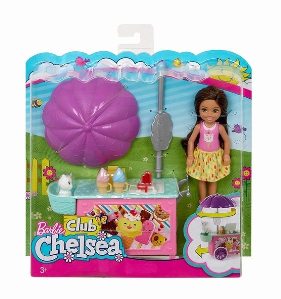 Barbie carrito helado Chelsea FDB33 - imagen adicional