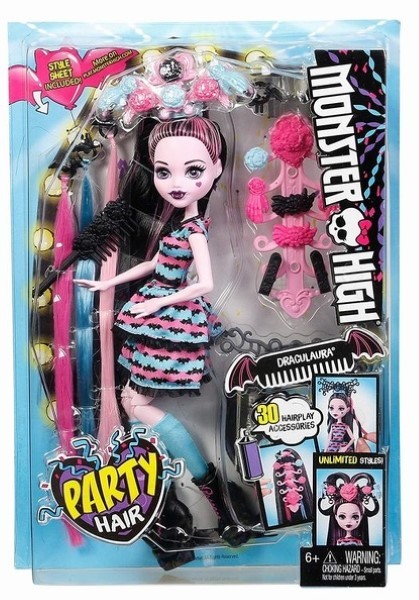 Monster High Draculaura vampipeinados DVH36 - imagen adicional