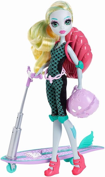 Monster High Lagoona y monopatin DNX06 - imagen adicional
