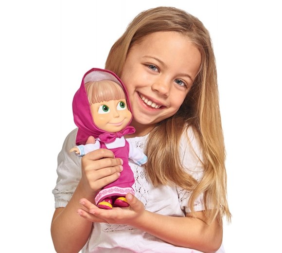Masha y El Oso muñeca trapo y vinilo - imagen adicional