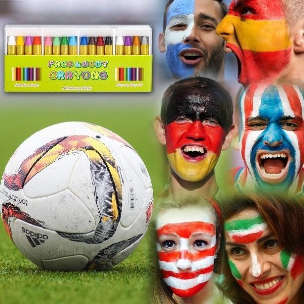 Crayones pintura maquillaje cuerpo cara - imagen adicional