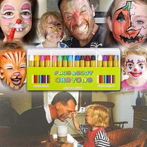 Crayones pintura maquillaje cuerpo cara - imagen adicional