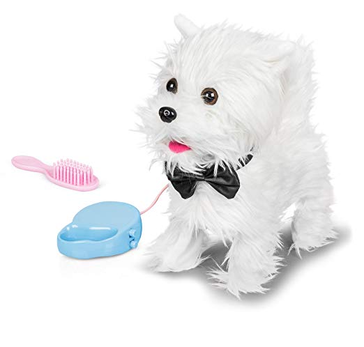 Walking Westie perro felpa - imagen adicional