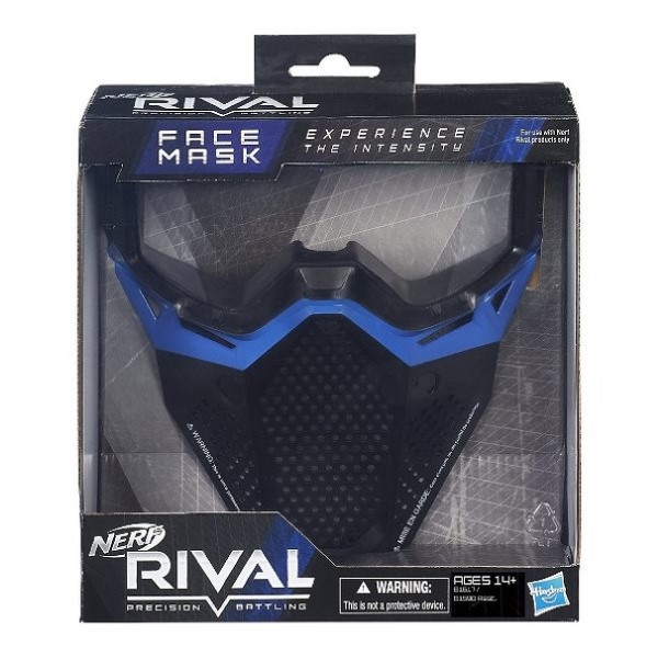 Nerf rival máscara - azul - vista alternativa