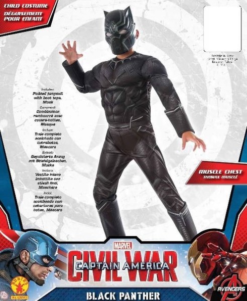 Black Panther disfraz músculos Rubies - imagen adicional