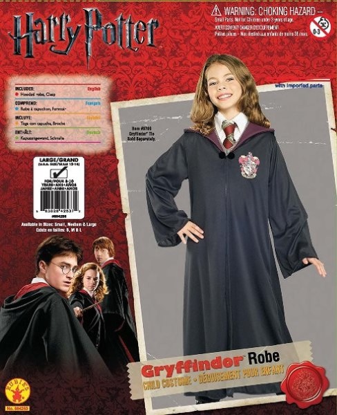 Harry Potter toga con capucha Gryffindor - imagen adicional