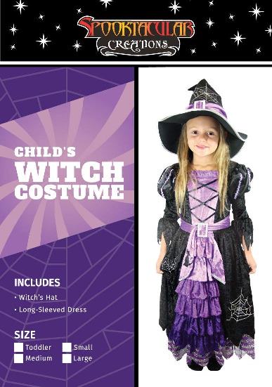 Disfraz bruja niñas Spooktacular - imagen adicional