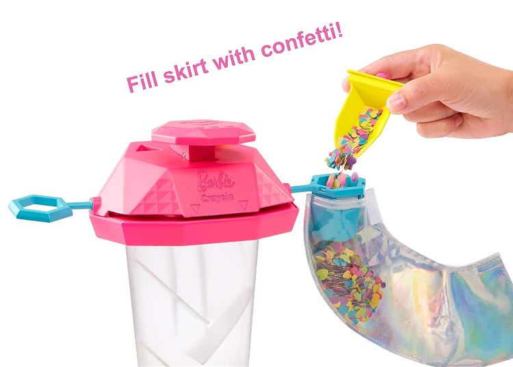 Barbie Crayola moda confeti FRP02 - imagen adicional