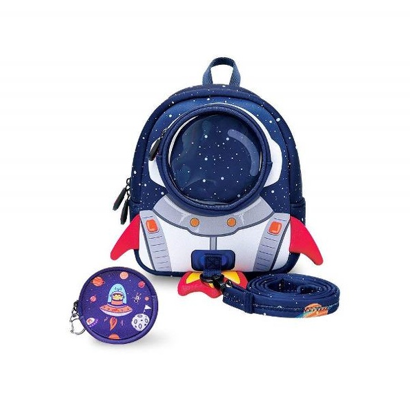 Morral espacial unisex con arnés