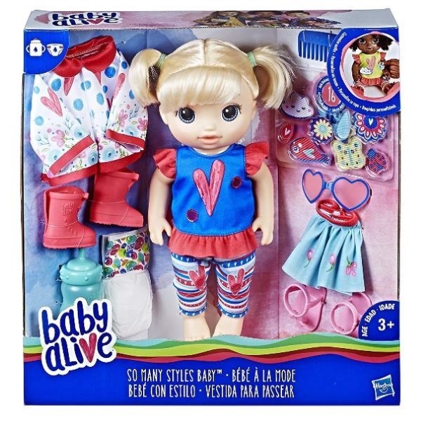 Baby Alive bebé con estilo - rubia - imagen adicional