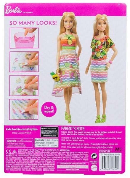 Barbie Crayola arcoíris frutal GBK18 - imagen adicional