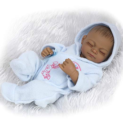 Muñeco bebé reborn Yesteria -azul