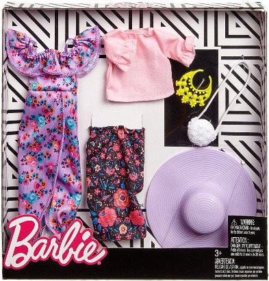 Barbie moda pliegues y flores - imagen adicional