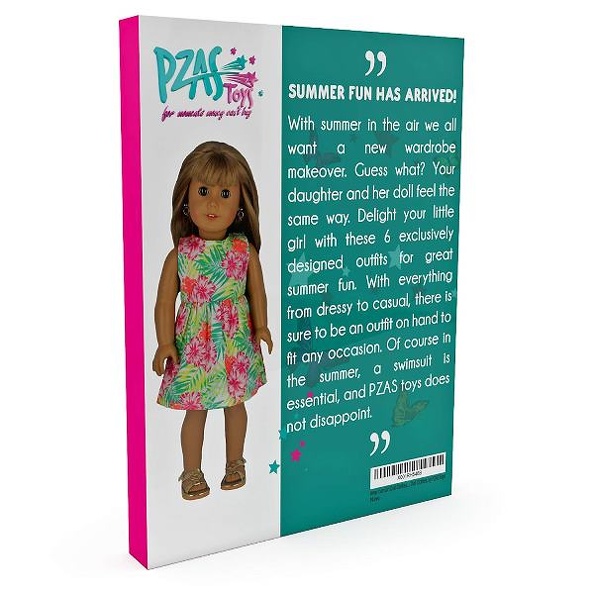 American Girl moda genérica 7 piezas set 1 - imagen adicional