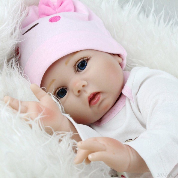Muñeco bebé reborn 55 cm - imagen adicional