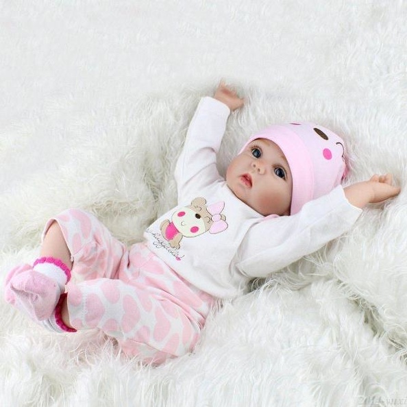 Muñeco bebé reborn 55 cm - imagen adicional